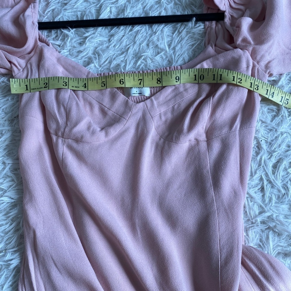 Aritzia Wilfred Novella Pink Dress - Picture 4 of 7